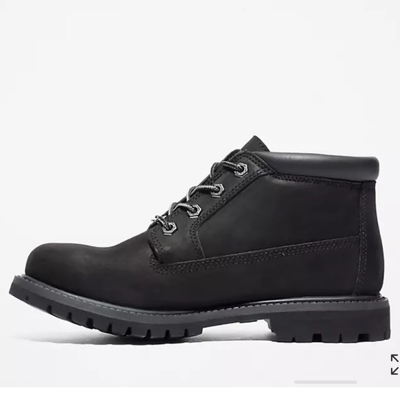 NIB Timberland Women's Nellie Warm Waterproof Chukka Boot in Black. Size 8.5 - Picture 7 of 14